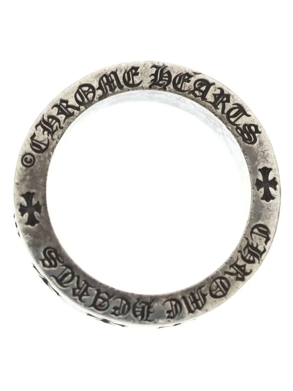 Chrome Hearts Spacer Forever Ring Silver
